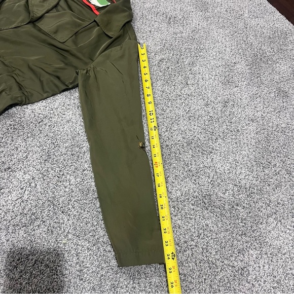Anthropologie Gisborne Anorak Olive Green Safari Jacket Women’s Size Medium - Picture 11 of 12